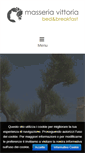 Mobile Screenshot of masseriavittoria.com
