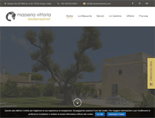 Tablet Screenshot of masseriavittoria.com